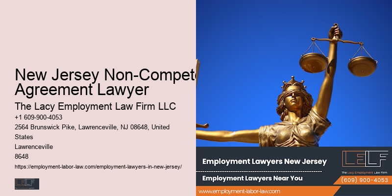 New Jersey Non-Compete Agreement Lawyer Employee Law Expert