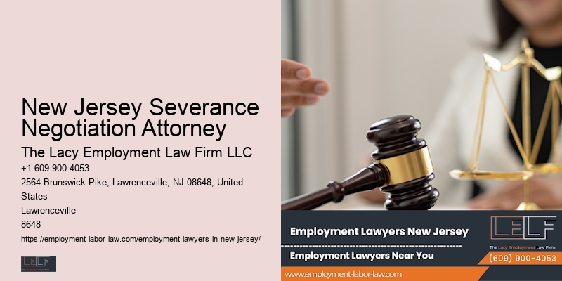 New Jersey Severance Negotiation Attorney Employment Law Advocacy
