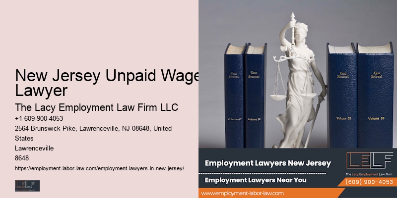 Top-Rated Employment Lawyers New Jersey Unpaid Wages Lawyer
