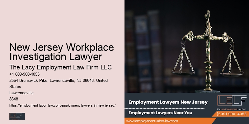 New Jersey Workplace Investigation Lawyer Employment Legal Support