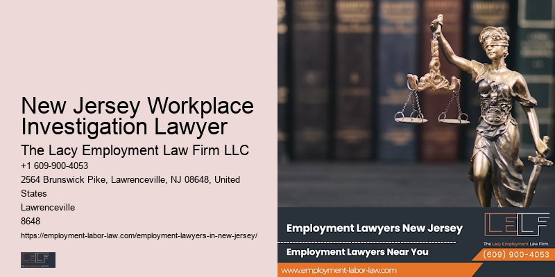 New Jersey Workplace Investigation Lawyer Attorney for Job Discrimination