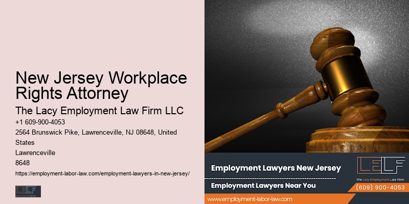 Employment Law Consultation New Jersey Workplace Rights Attorney
