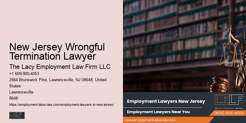Employee Rights Attorney New Jersey Wrongful Termination Lawyer