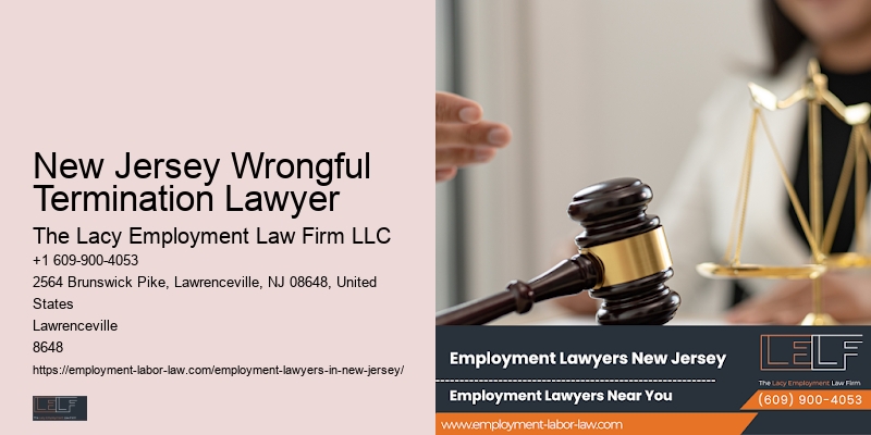 New Jersey Wrongful Termination Lawyer Non-Compete Lawyer