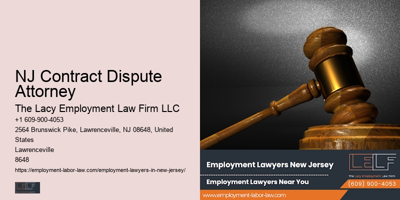 Top-Rated Retaliation Lawyer NJ Contract Dispute Attorney
