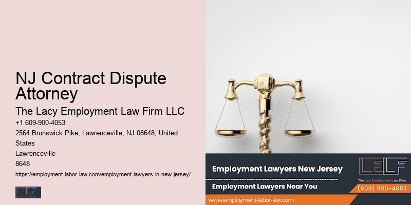 NJ Contract Dispute Attorney Employment Termination Attorney