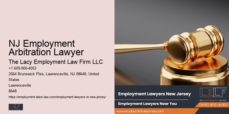 NJ Employment Arbitration Lawyer Employment Litigation Attorney