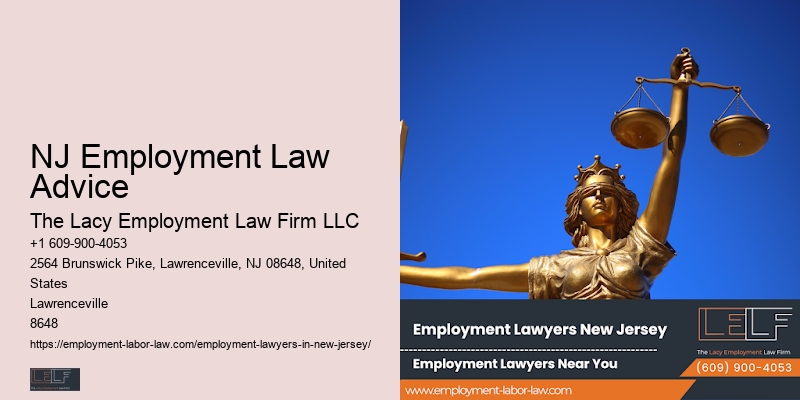 NJ Employment Law Advice Workplace Attorney