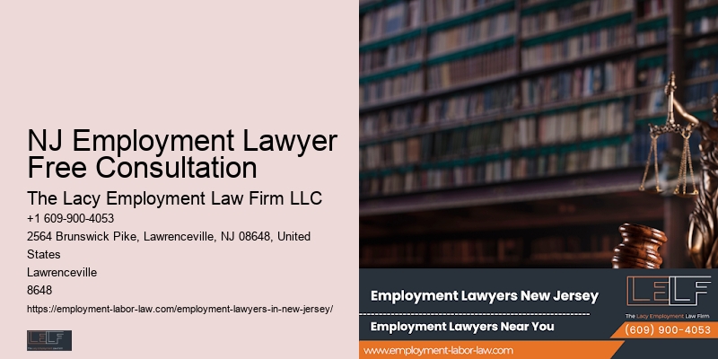 NJ Employment Lawyer Free Consultation Workplace Discrimination Attorney