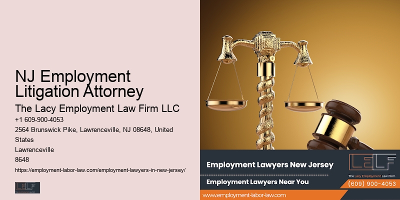 NJ Employment Litigation Attorney Workplace Lawyer Consultation