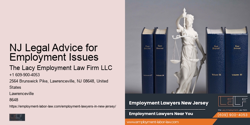 NJ Legal Advice for Employment Issues Sexual Harassment Lawyer