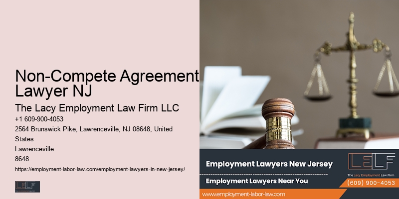 Employment Law Consultation Non-Compete Agreement Lawyer NJ