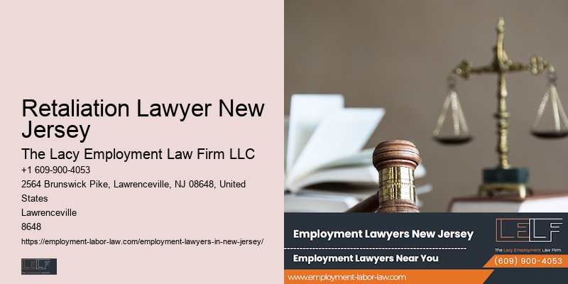 Retaliation Lawyer New Jersey Workplace Legal Services