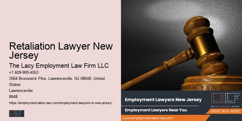 Workplace Rights Lawyer Retaliation Lawyer New Jersey