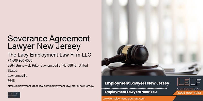 Sexual Harassment Lawyer Severance Agreement Lawyer New Jersey