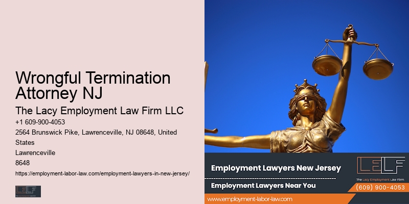 FMLA Attorney Wrongful Termination Attorney NJ