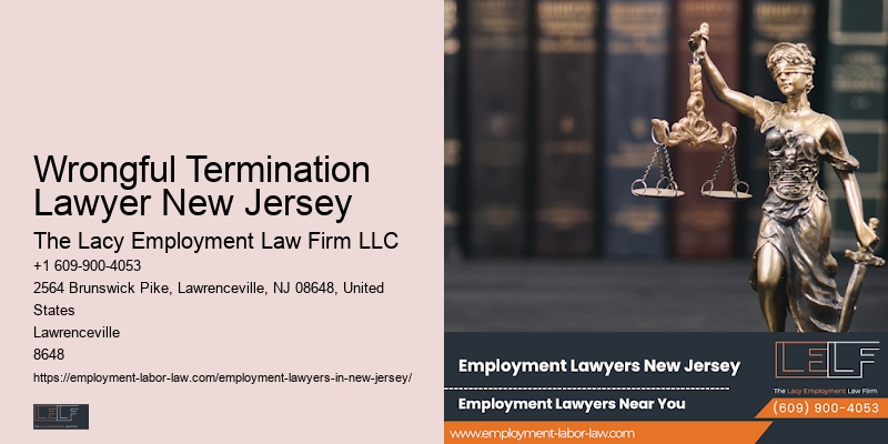 Wrongful Termination Lawyer New Jersey Employment Law Consultancy