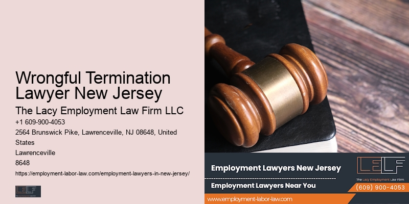 Employment Contract Lawyer Wrongful Termination Lawyer New Jersey