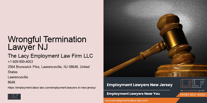 Wrongful Termination Lawyer NJ Disability Discrimination Lawyer