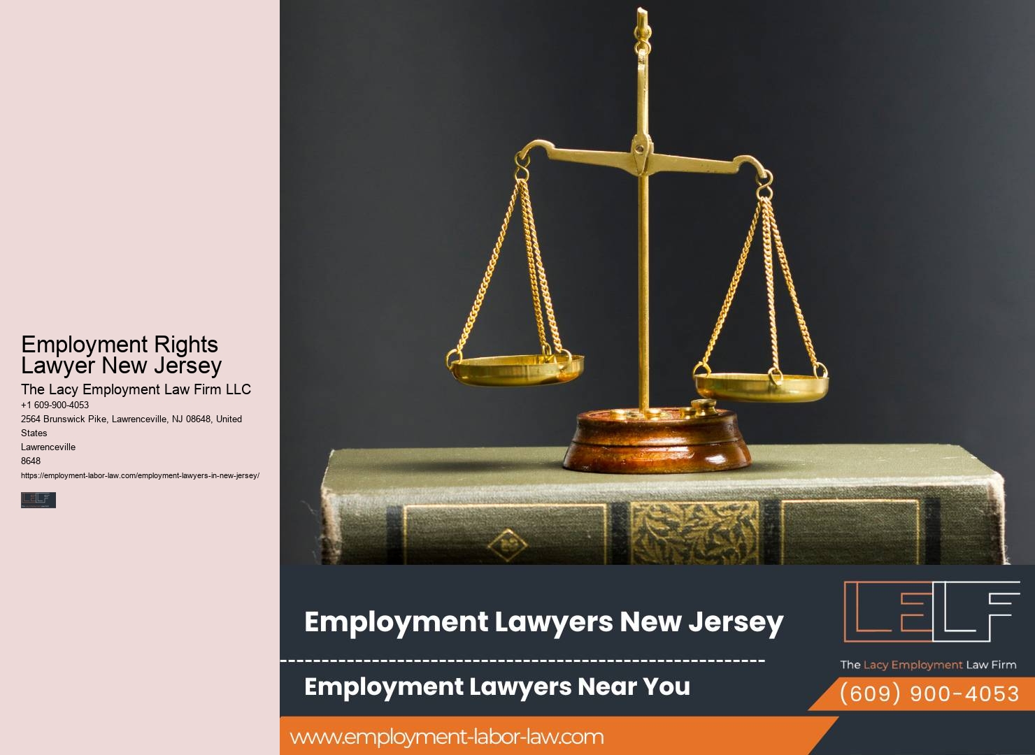 Employment Rights Lawyer New Jersey Employment Law Help