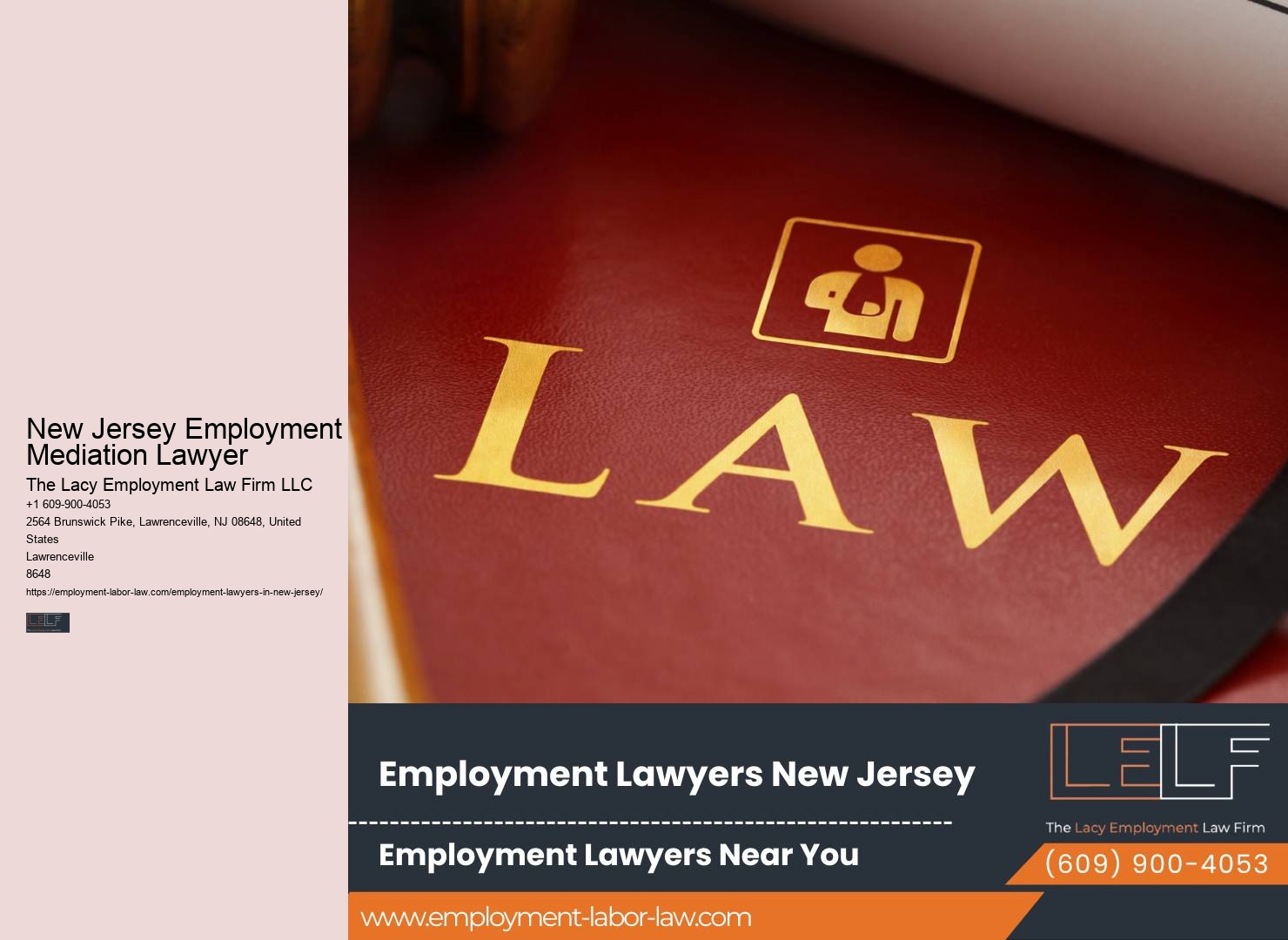 New Jersey Employment Mediation Lawyer Workplace Rights Attorney