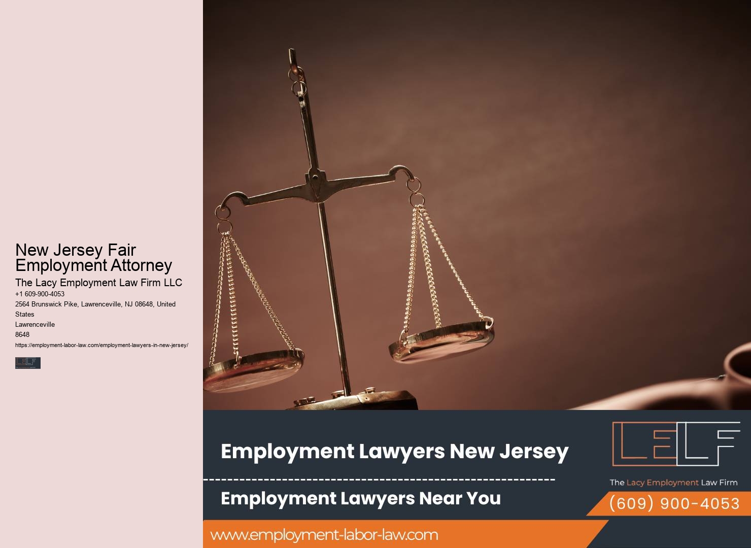 New Jersey Fair Employment Attorney Employment Counsel