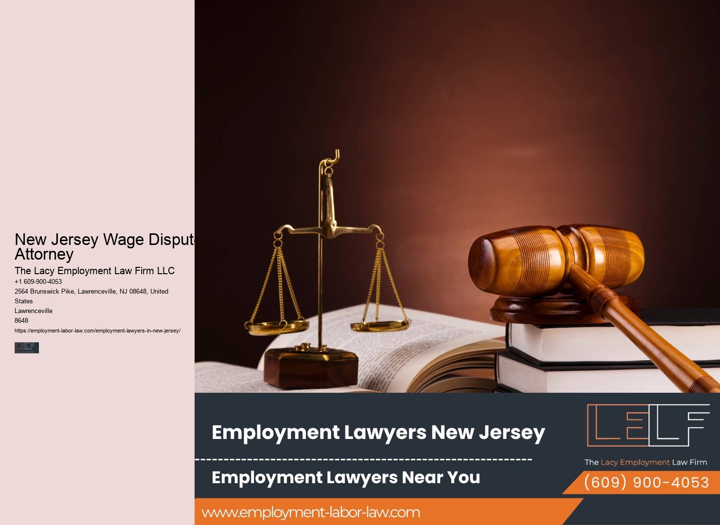 NJ Workplace Attorney Services