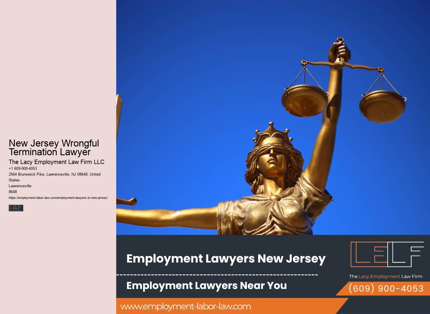 New Jersey Wrongful Termination Lawyer Workplace Harassment Attorney