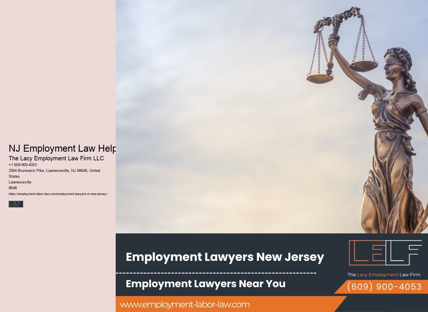 NJ Employment Law Help Employee Law Advocate
