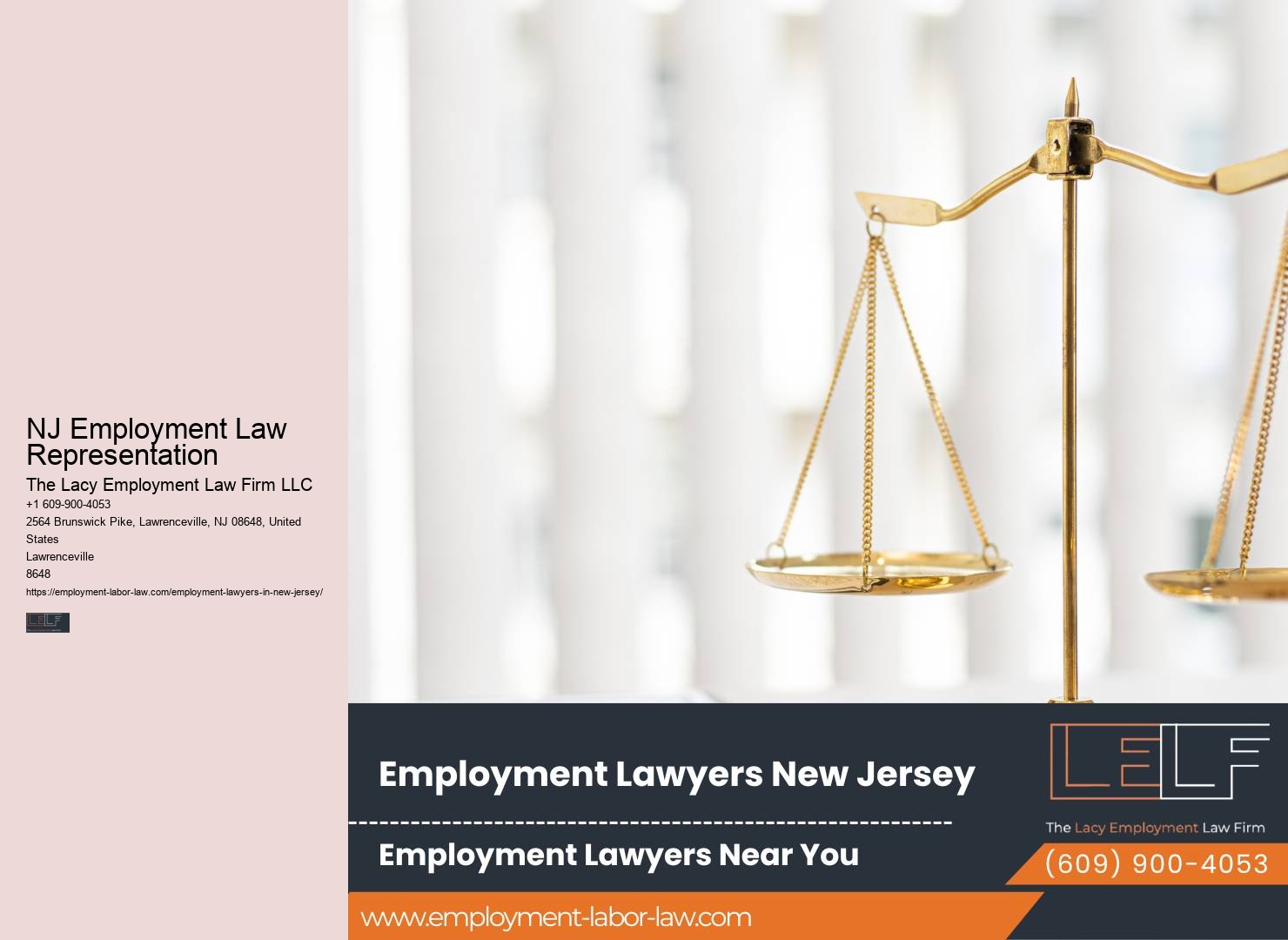 NJ Employment Law Representation Employee Legal Help