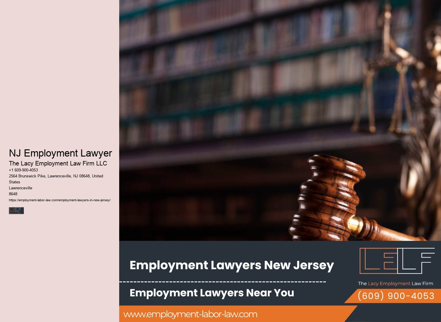 Employment Legal Advice NJ