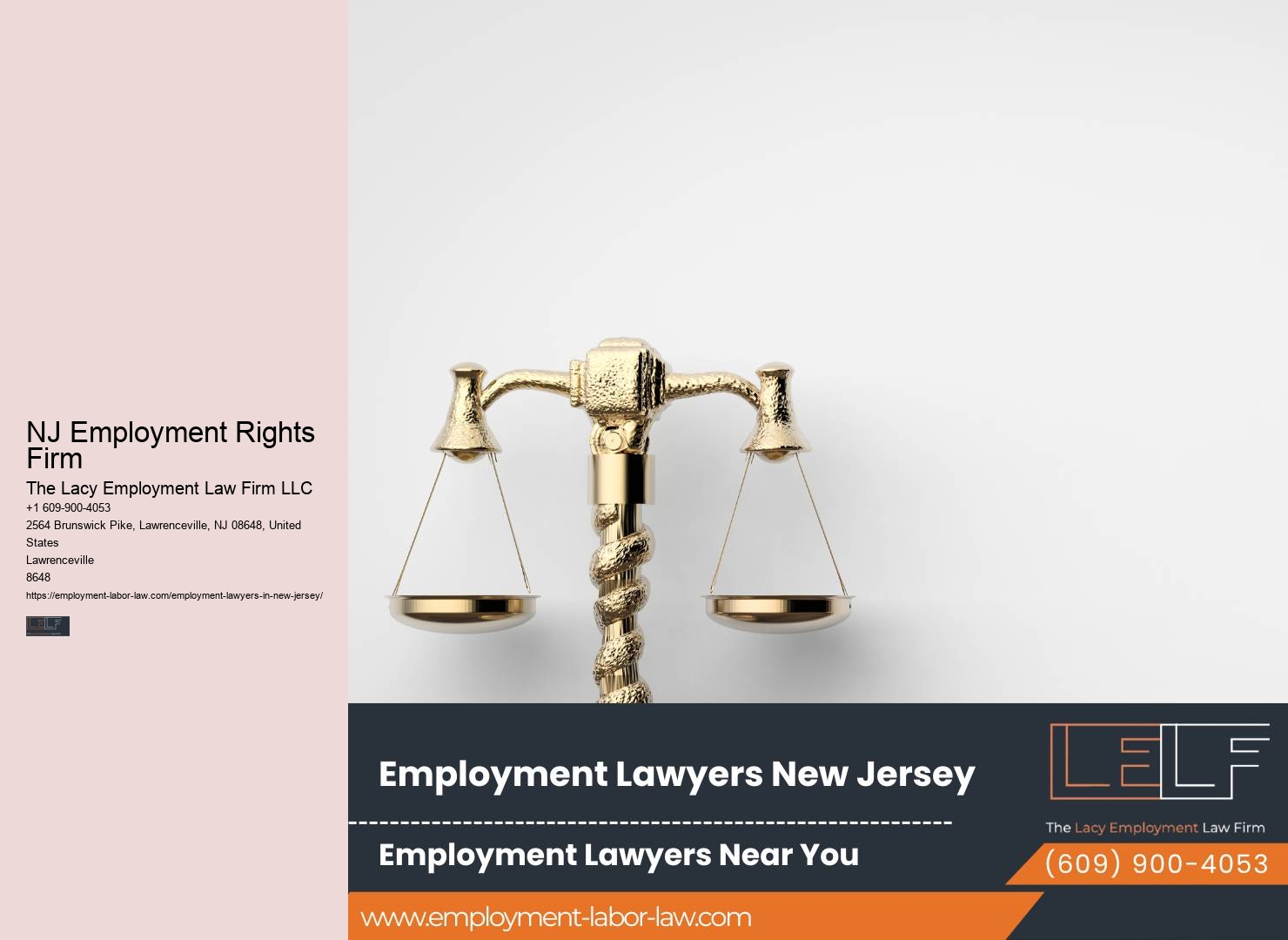 NJ Employment Rights Firm Employee Benefits Lawyer