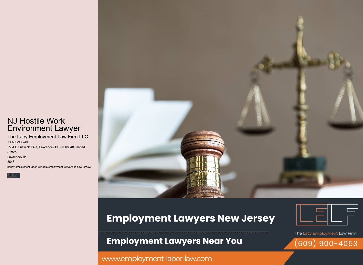 NJ Hostile Work Environment Lawyer Employment Law Expert