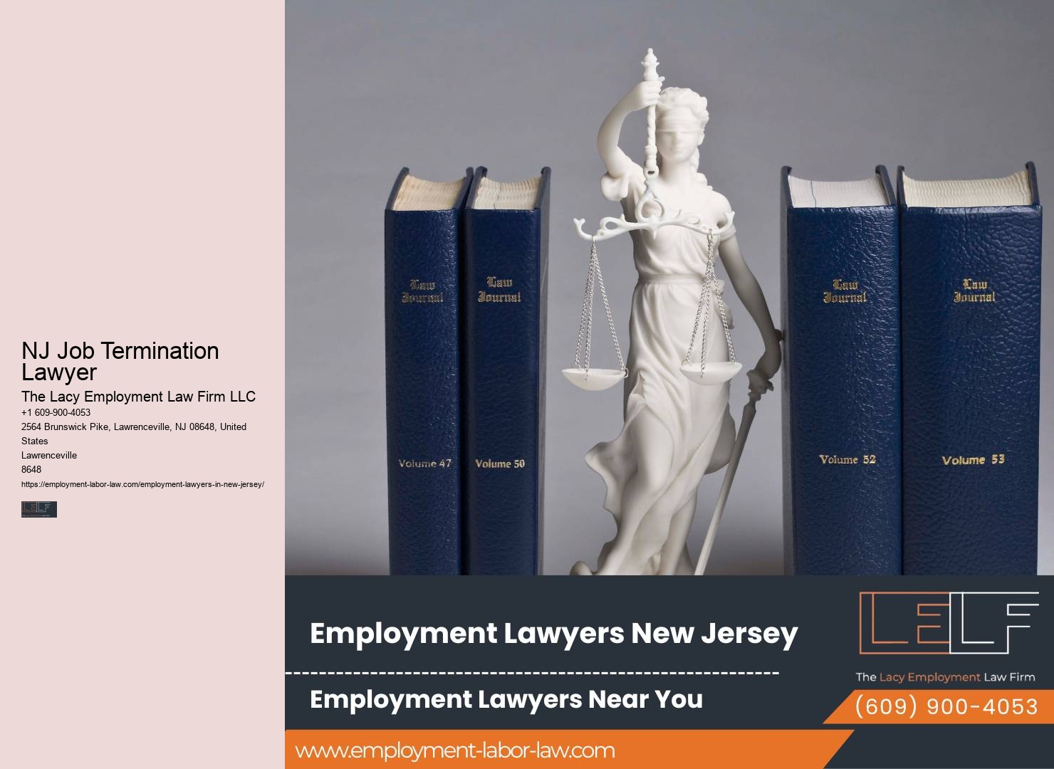 NJ Job Termination Lawyer Overtime Lawyer