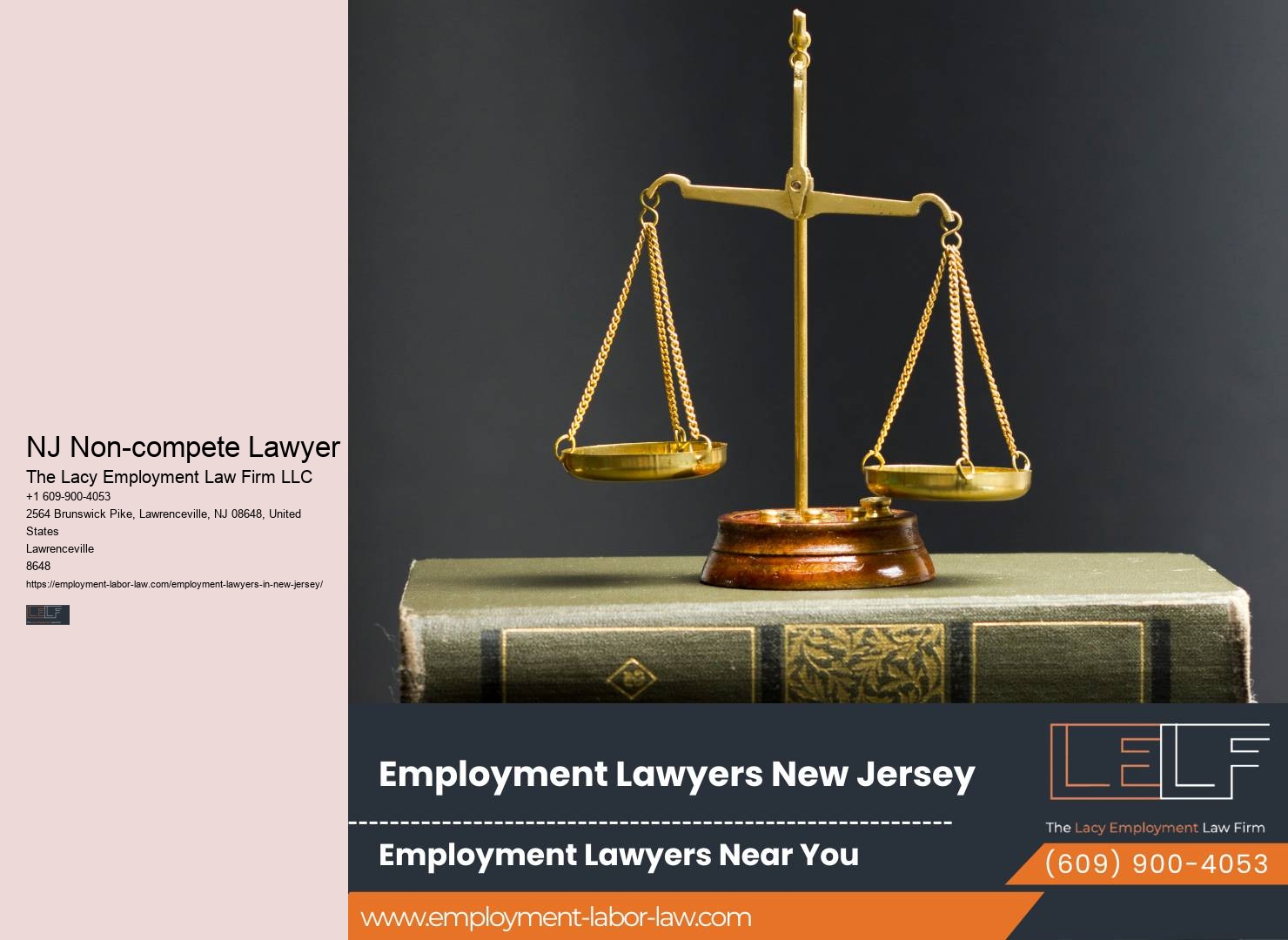 NJ Employment Law Free Consultation