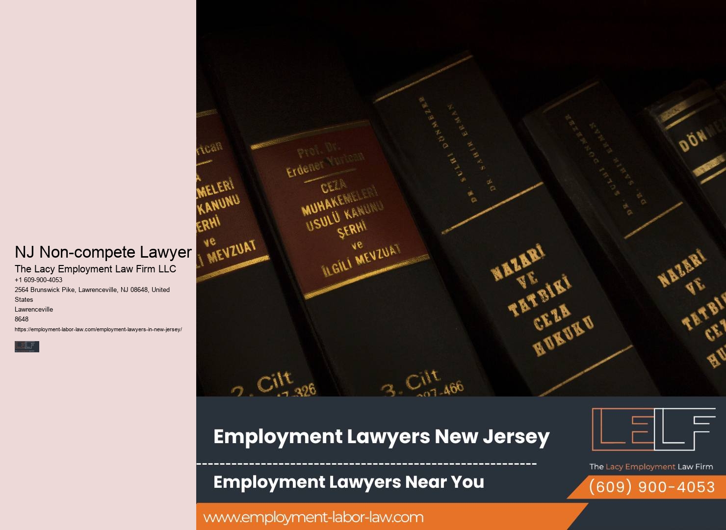 NJ Employment Law Advocate Near Me