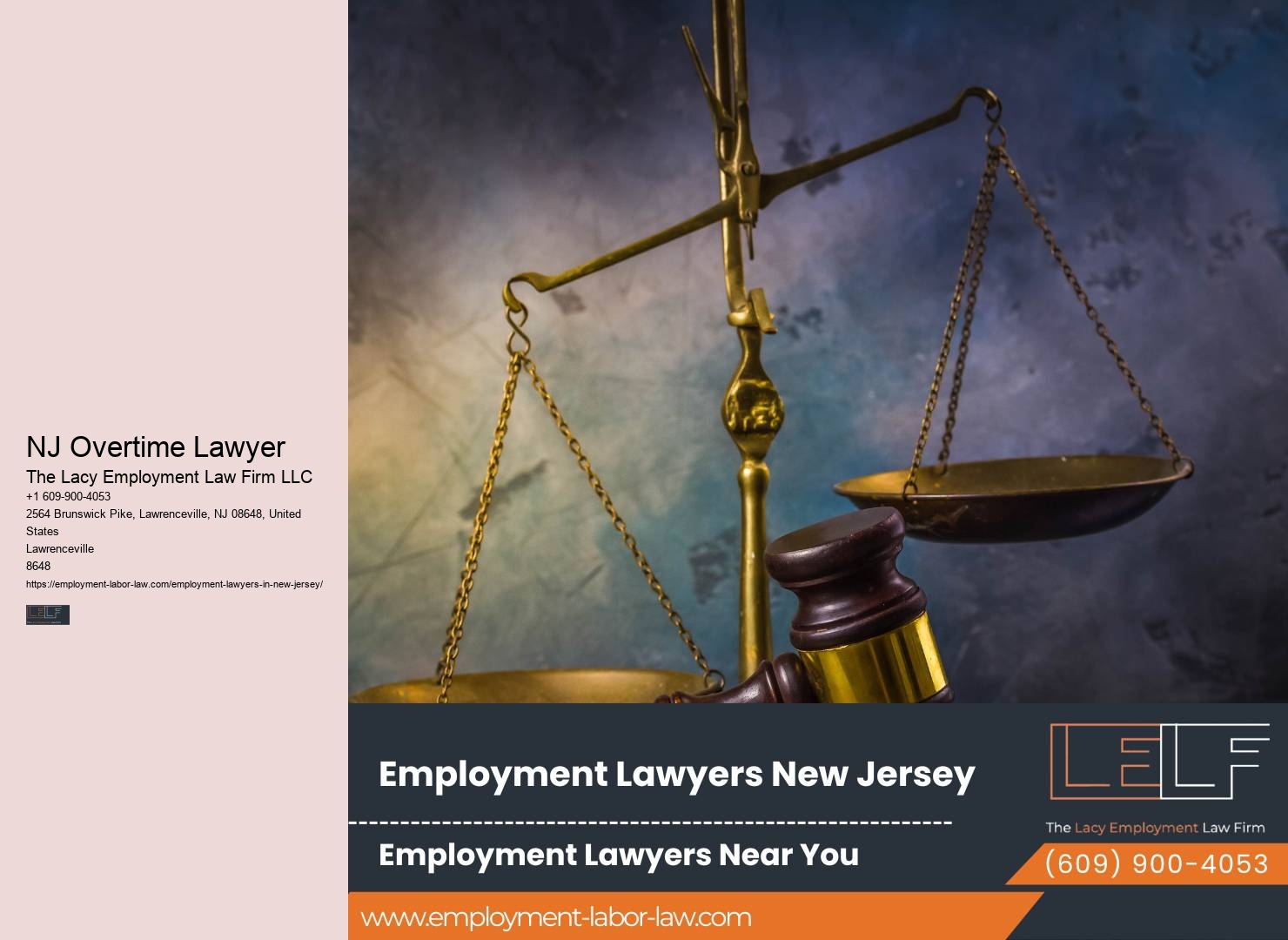 NJ Employment Dispute Lawyer