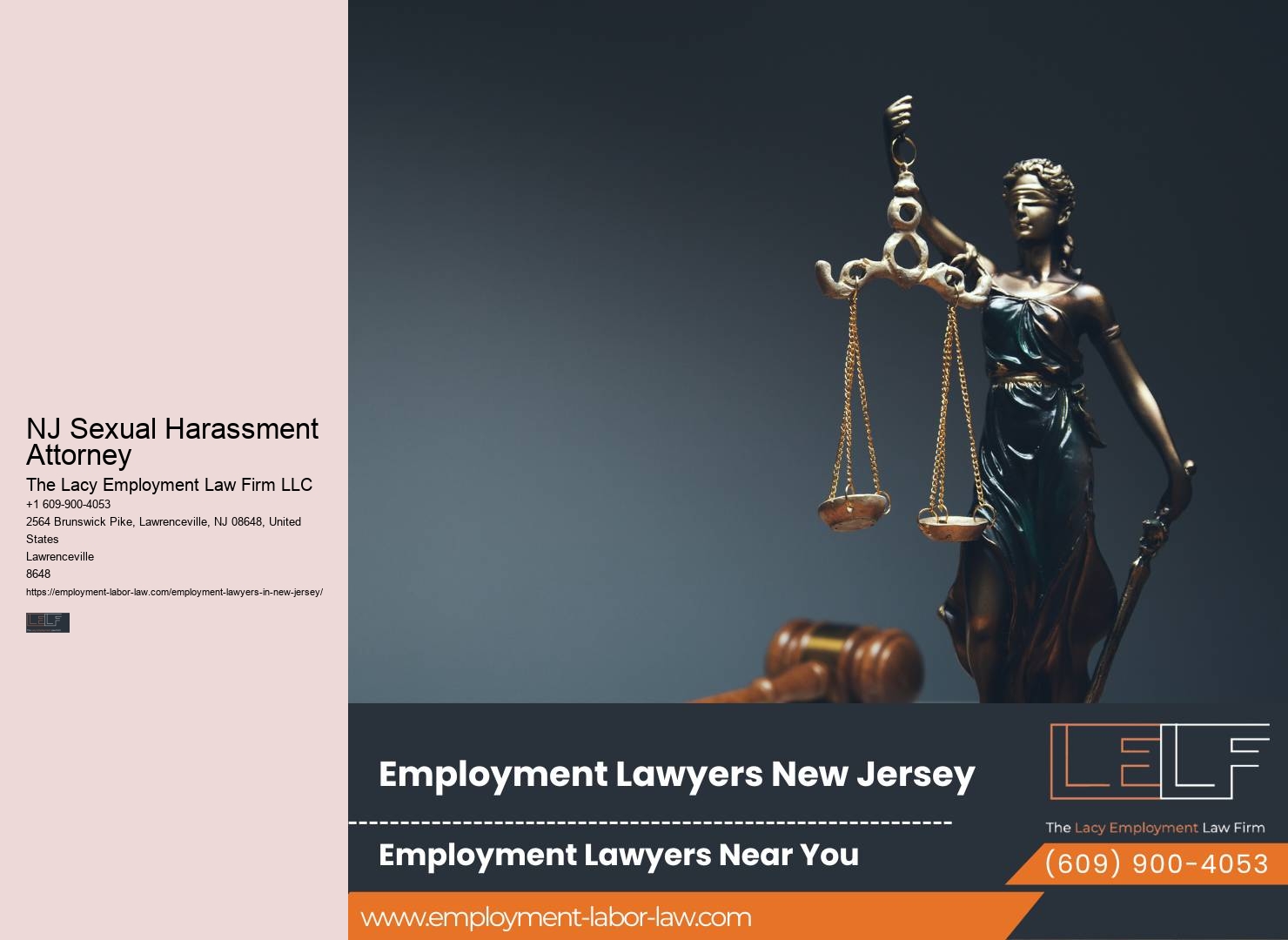 NJ Sexual Harassment Attorney Job Rights Attorney