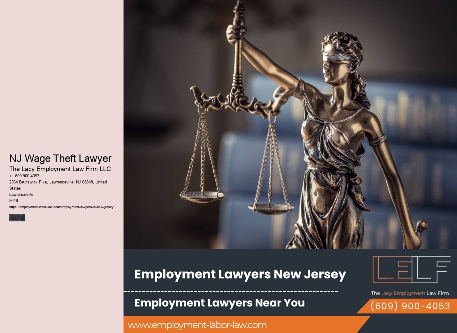 NJ Wage Theft Lawyer Employee Rights Law Firm