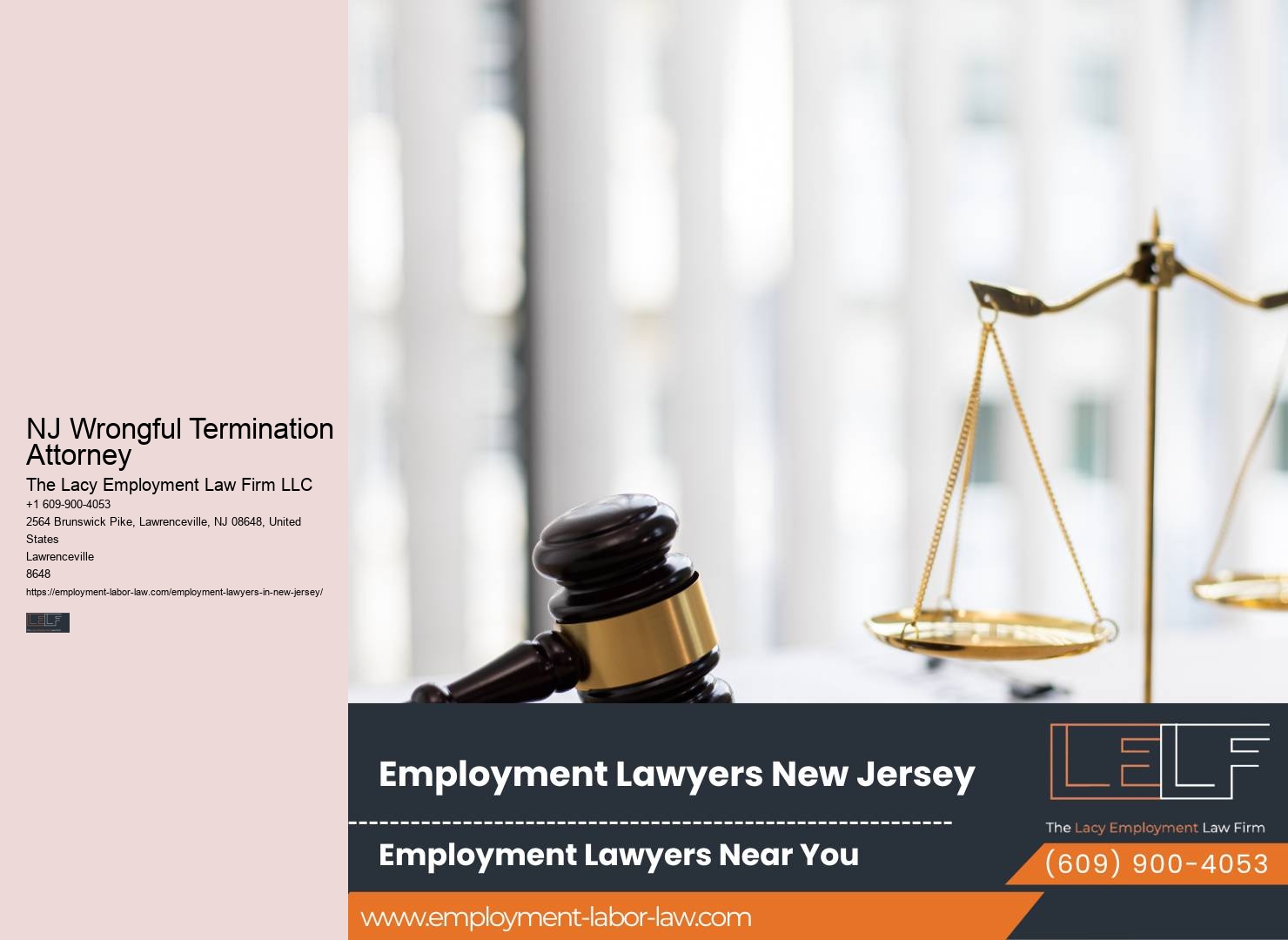 NJ Wrongful Termination Attorney Wrongful Termination Attorney