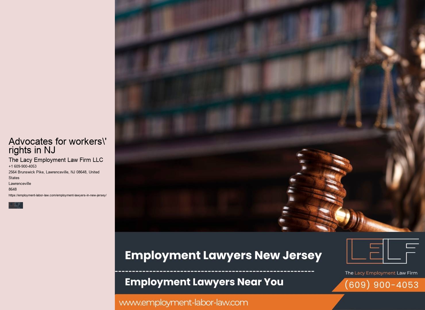 NJ Employment Lawyers for FMLA Violations