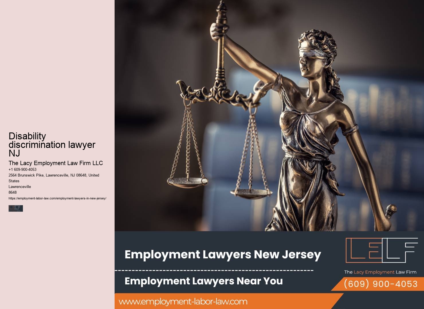 NJ lawyers for equal employment opportunity