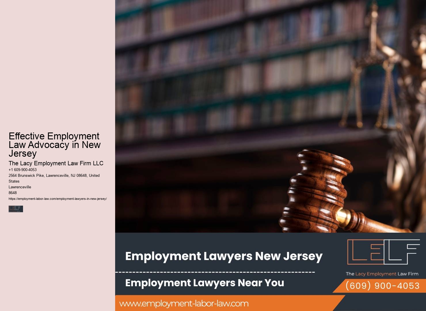 NJ Employment Lawyers for Workplace Rights