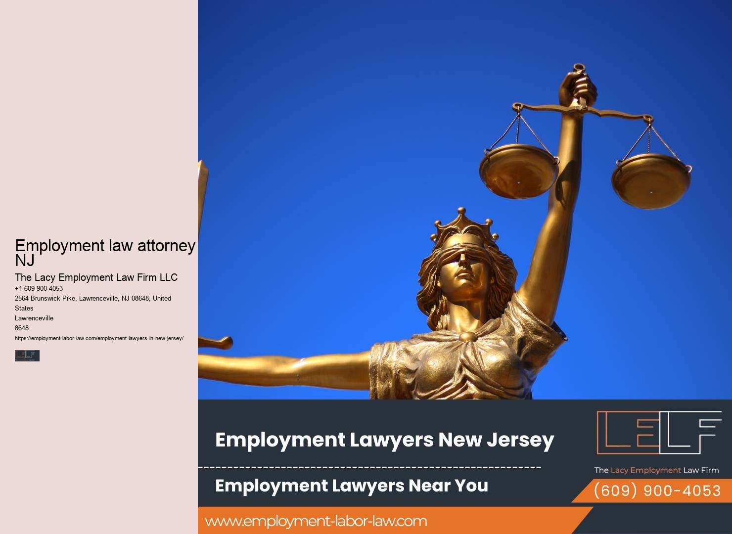 Experienced Employment Law Firm in NJ