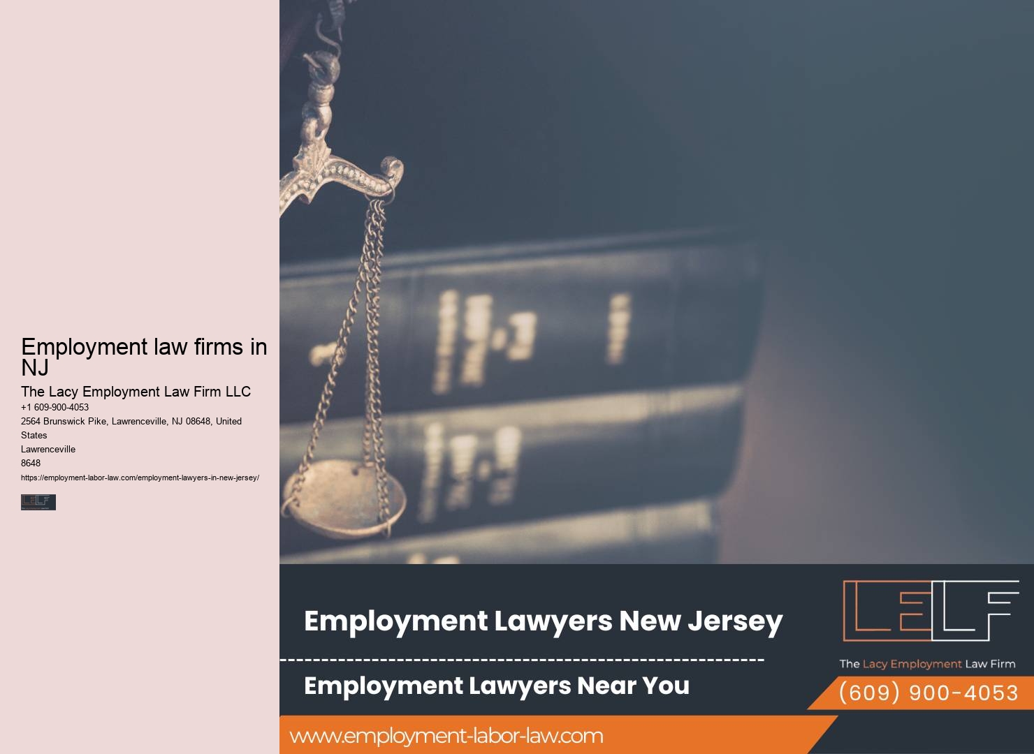 Affordable NJ Employment Lawyers