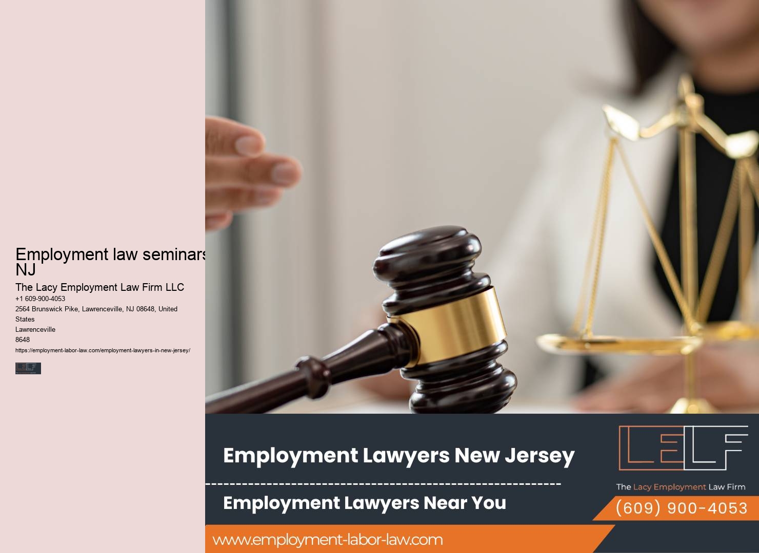 NJ employment law experts