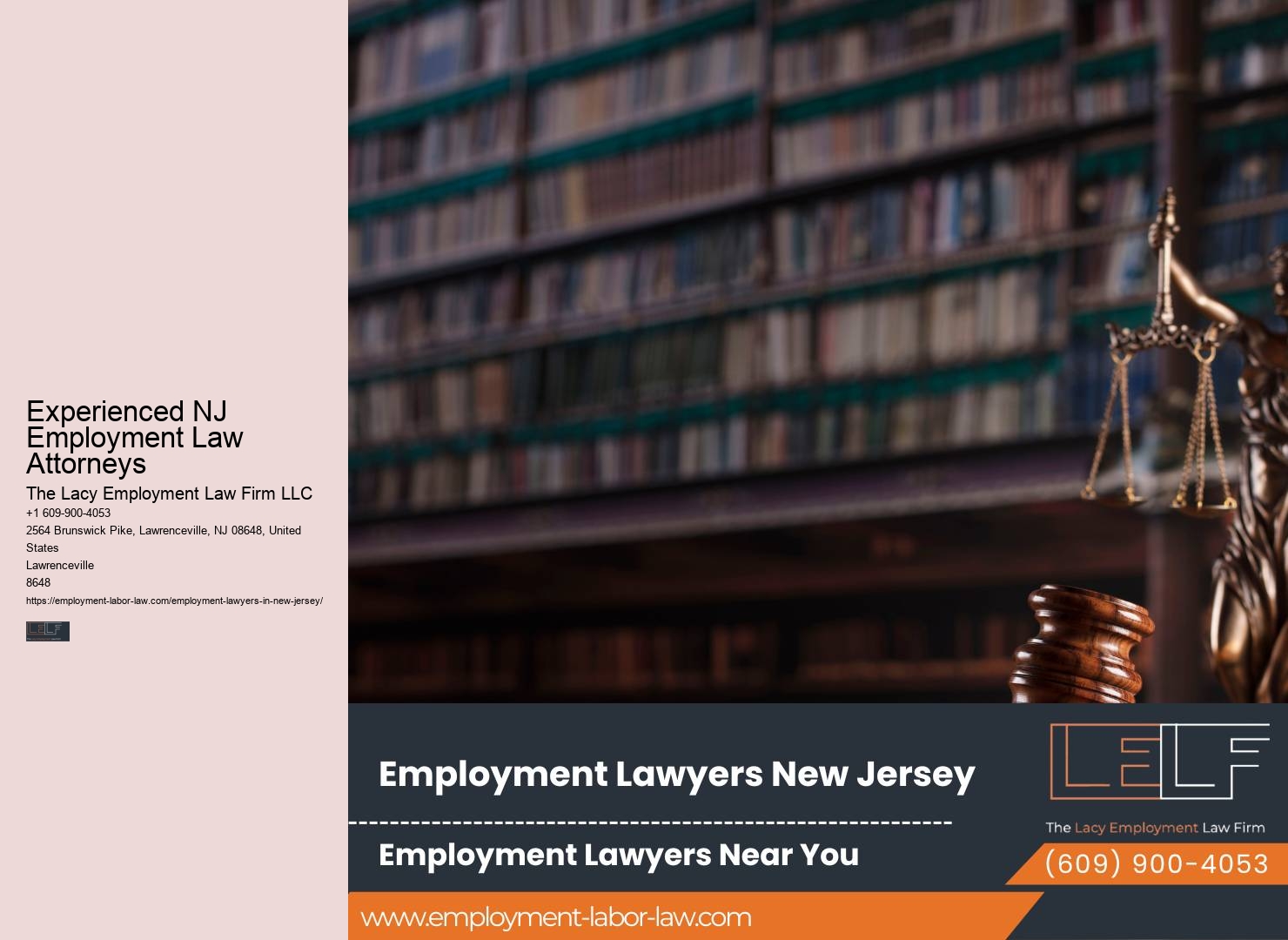 Accessible NJ Employment Lawyers