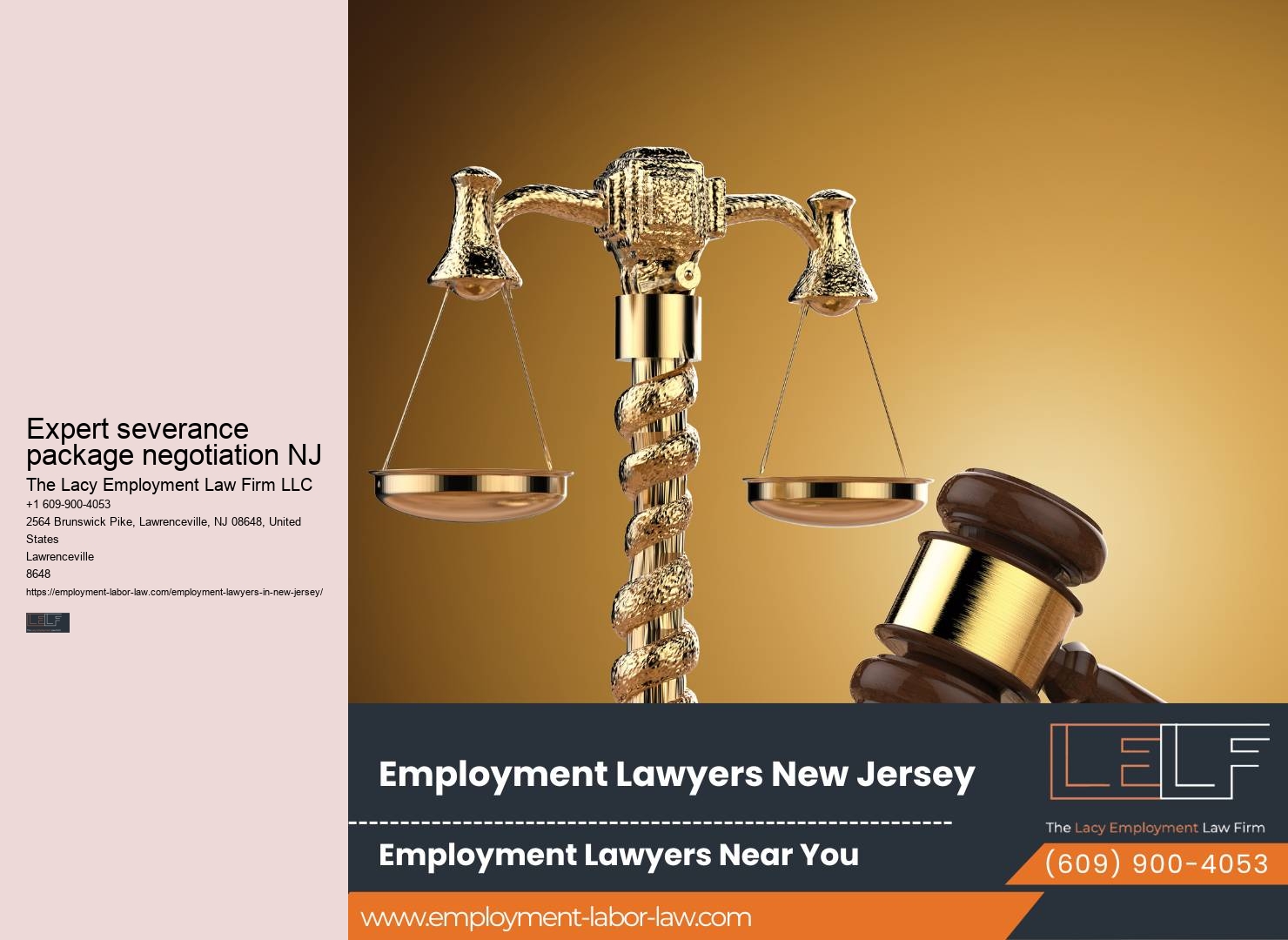 NJ attorneys for severance package negotiations