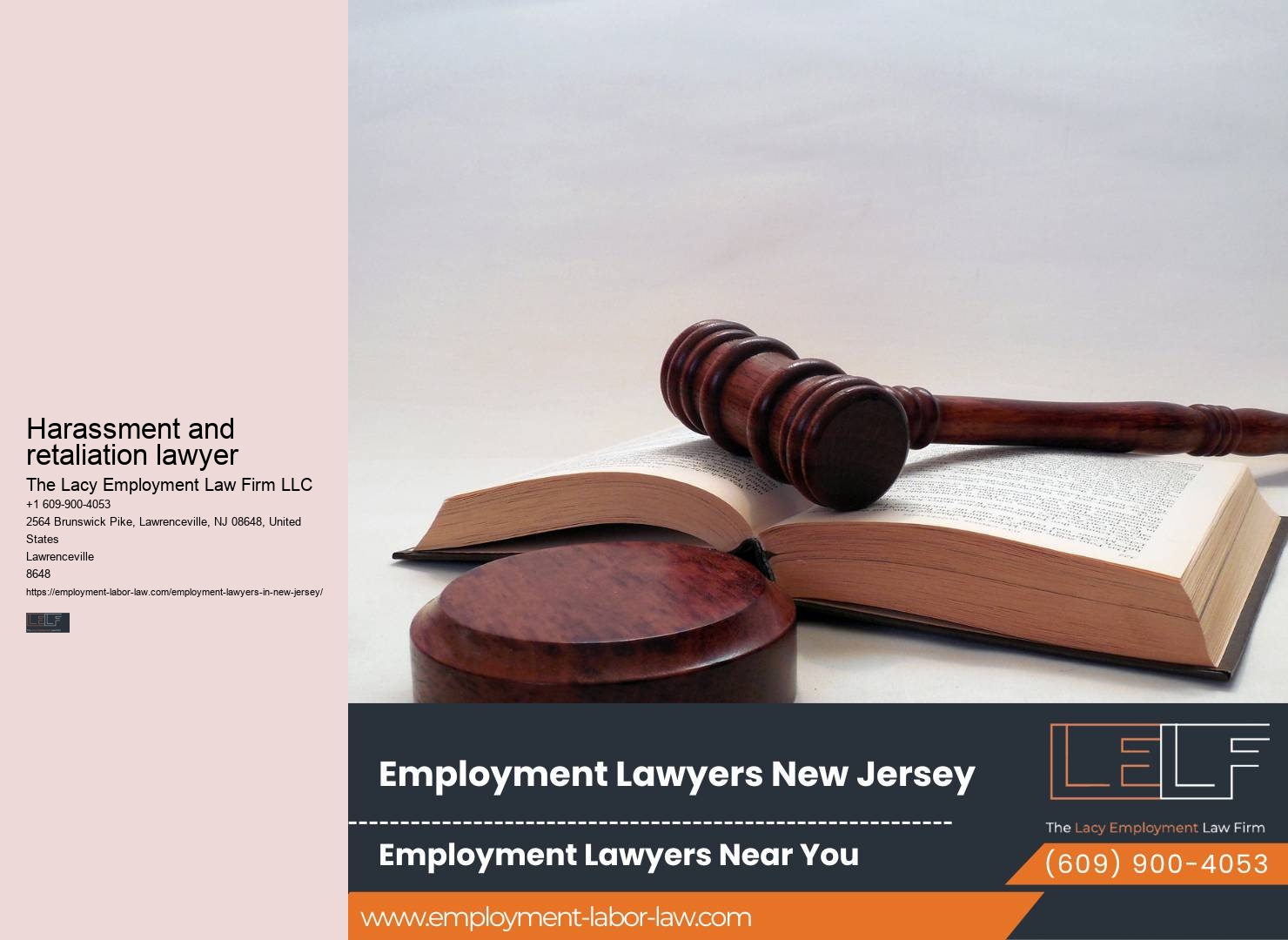 NJ Employment Lawyers for Wrongful Dismissal