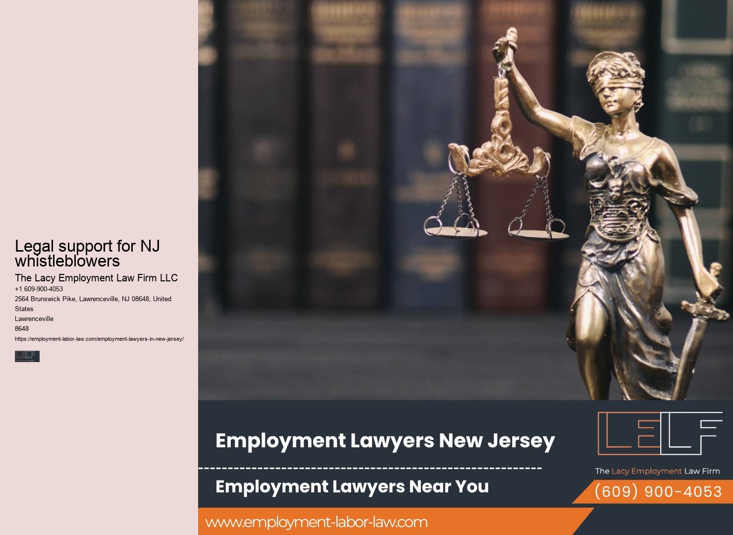 Legal support for workplace discrimination NJ